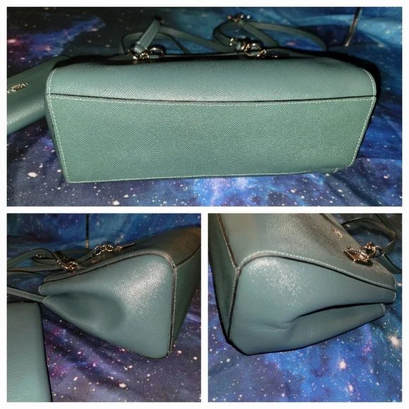SOLD Coach Handbag & Matching Wallet (green) - Picture 4 of 14